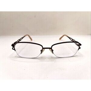 I-dealoptics Eyeglasses ELT113 Designer Frames Only Brown 53-17-135